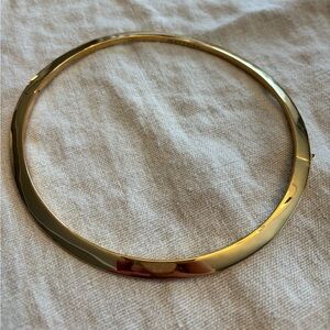 Jenny Bird Polished 14k Gold dipped Choker Necklace